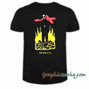 The Weeknd Starboy Tour tee shirt