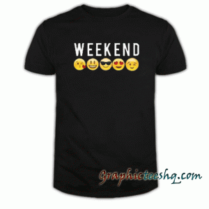 Weekend Emoji tee shirt