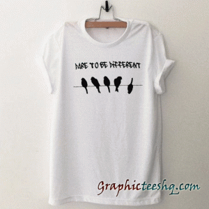 Birds on a wire-Dare to be different Tee Shirt