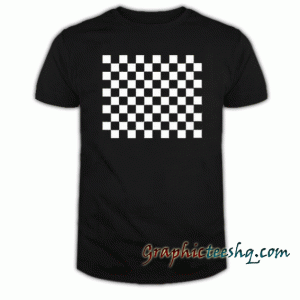 Black and White Checkerboard tee shirt