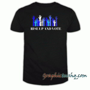 Blue Wave-Rise Up Vote Democrat Midterms 2018 Gift tee shirt