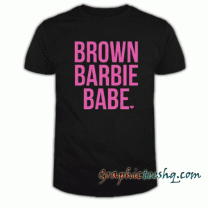 Brown barbie babe tee shirt