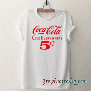 Coca-cola Cold Everywhere tee shirt