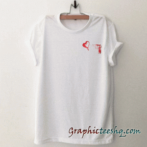 Heart Gun tee shirt