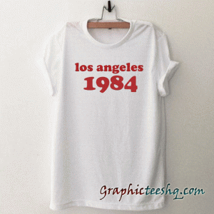 Los Angeles 1984 tee shirt