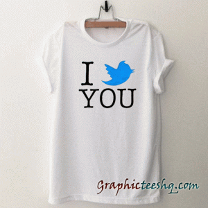 Love Twitter tee shirt