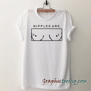 Nipples illustration tee shirt