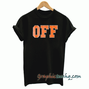 Off Printed Unisex tee shirt