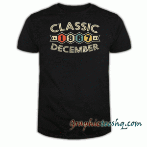 Retro Classic Vintage DECEMBER 1967 Christmas tee shirt