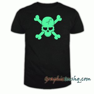 Skeleton Skull Crossbones Halloween tee shirt