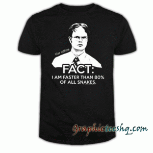 The Office Dwight Schrute Fact I Am Faster tee shirt