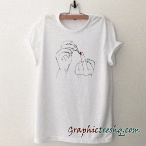 Middle Finger tee shirt