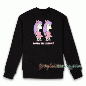 Simpsons Double The Trouble Sweatshirt