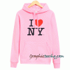 I Love NY Pink Hoodie