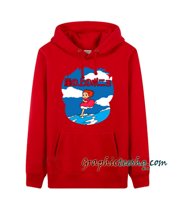 Ponyo on the cliff Hoodie Ponyo on the cliff Hoodie
