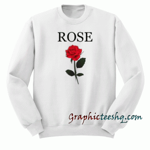 Red Rose Sweatshirt