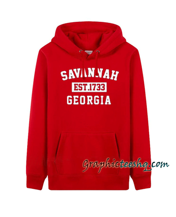 Savannah Est 1733 Georgia Hoodie Savannah Est 1733 Georgia Hoodie