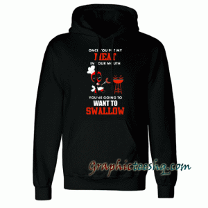 Deadpool Once you put my meat in your mouth christmas Hoodie