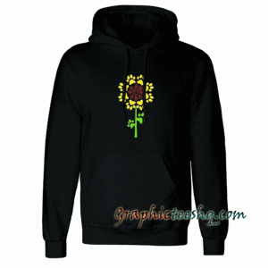 Sunflower Dog Paw Hoodie