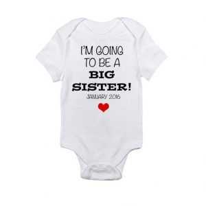 Big Sister Big Brother - Pregnancy Announcement Baby Onesie