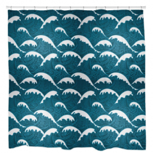 Calm Waves Shower Curtain