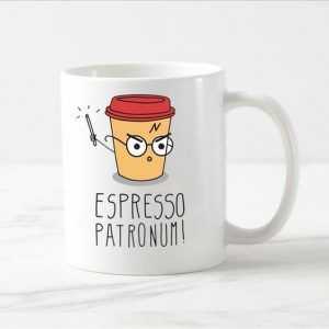 Cartoon Patronum white Ceramic Mug