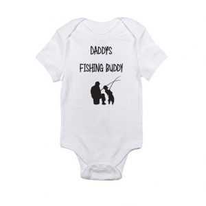 Daddy's Fishing Buddy Baby Onesie
