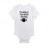 Daddy's Football Buddy Baby Onesie