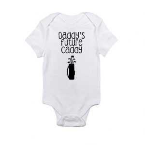 Daddy's Future Caddy Baby Onesie