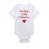 Daddy's Little Valentine Baby Onesie