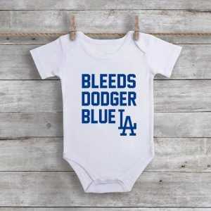 Dodger Blue Baby Onesie