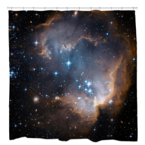 Infant Stars Shower Curtain