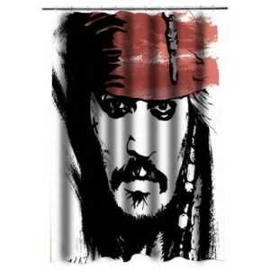 Jack Sparrow Johnny Depp Shower Curtain