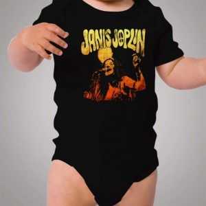 Janis Joplin Live Baby Onesie