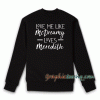 Love Me black Sweatshirt