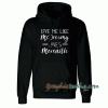 Love Me black Hoodie