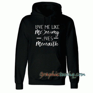 Love Me black Hoodie