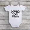 Personalized Coming Soon Baby Onesie