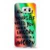Rainbow Unicorn Quote Design Cases iPhone, iPod, Samsung Galaxy