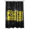 Star Wars The Force Awakens in Yellow Shower Curtain
