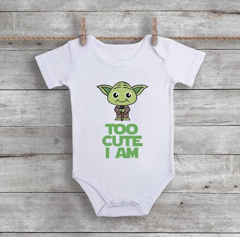 Star Wars Yoda Baby Onesie Star Wars Yoda Baby Onesie