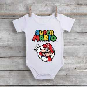 Super Mario Baby Onesie