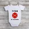 Titan In Training Baby Onesie