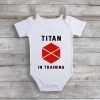 Titan In Training Baby Onesie