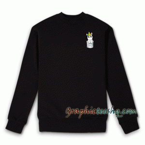 Unicorn black Sweatshirt