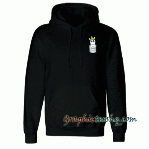 Unicorn black Hoodie