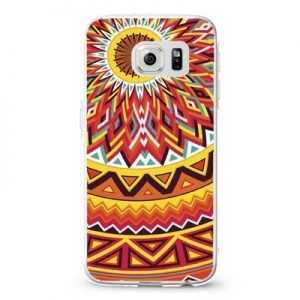 Aztec mandala yellow Design Cases iPhone, iPod, Samsung Galaxy