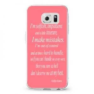 Marilyn monroe quote_S3 Design Cases iPhone, iPod, Samsung Galaxy