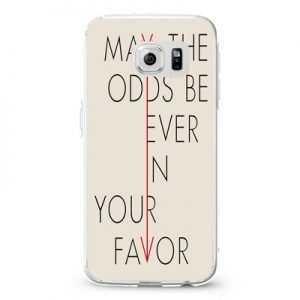 Hunger Games Quote may the odds be ever in your favor 2 Design Cases iPhone, iPod, Samsung Galaxy