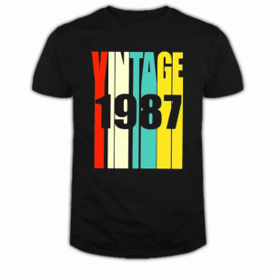 Retro Vintage 1987